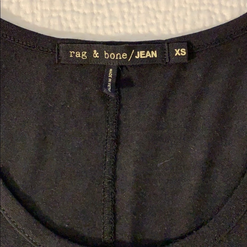 Rag & Bone Black tank top tee - Picture 3 of 5
